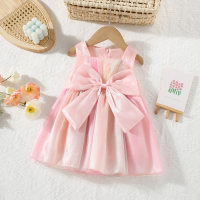 Summer new color twilight gauze sleeveless suspender dress  Pink