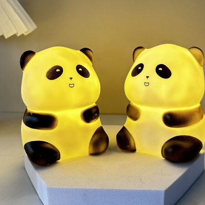 Internet-Promi-Panda-Nachtlicht, Nachtmarktstand-Vinyllampe, kreatives Geburtstagsgeschenk, heilende, süße und stressabbauende Nachttischlampe