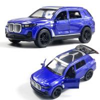 Alloy off-road car model with open door children's toy car  Blue