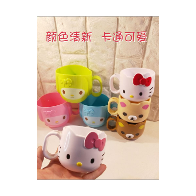 Creative cute wash cup household toothbrush cup