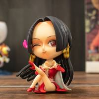 Versão Q de One Piece Big Head Luffy Zoro Chopper Ace Empress Doll Doll  Rosa quente
