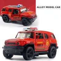 Boxed simulation alloy off-road vehicle model children's sports car toy boy car model cake ornaments wholesale  Red
