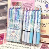 Sanrio high-looking push-button pen cute cartoon gel pen 0.5 quick-drying black water pen student brush question pen  Multicolor