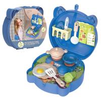 New product launched Little Doctor Toy Set Dentist Nurse Boy Children Play House Kitchen Dessert Children's Toy  Light Blue