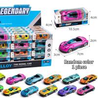 لعبة سيارة للأطفال مصنوعة من خليط معدني للبيع بالجملة، سيارة سباق محاكاة، نموذج سيارة هندسية، مجموعة سيارات الشرطة  متعدد الألوان