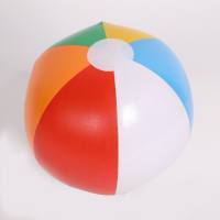 Hot selling ins hot selling inflatable beach ball children's water ball advertising ball PVC ball water beach toy  Multicolor
