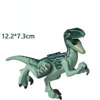 Bloques de construcción de dinosaurios, juguetes educativos de ensamblaje Jurásico  Menta verde