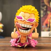 Versão Q de One Piece Big Head Luffy Zoro Chopper Ace Empress Doll Doll  Multicolorido