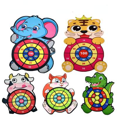Children's cartoon sticky ball throwing target dart board indoor and outdoor parent-child interactive educational toys