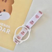 Thermos cup lanyard crossbody strap love animal infant baby bottle water cup buckle beverage bottle strap  Multicolor