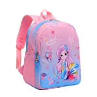 حقيبة مدرسية لطيفة على شكل حورية البحر للفتيات في رياض الأطفال وإضاءة حقيبة ظهر للأطفال للتجارة الخارجية ووحيد القرن  متعدد الألوان