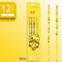 Disney Marvel Boxed Pencils HB Pencil Round Rod  Yellow