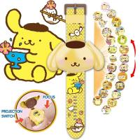 Reloj de juguete con tapa de dibujos animados para niños, reloj de proyección 24, serie Sanrio, reloj luminoso serie Ultraman  Multicolor