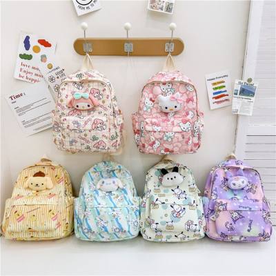 New style children's bag kindergarten baby cute cartoon school bag girl fashion casual backpack trendy backpack