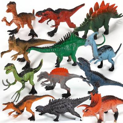 Giocattolo di ornamenti modello di dinosauro di simulazione solida di plastica cava di grandi animali
