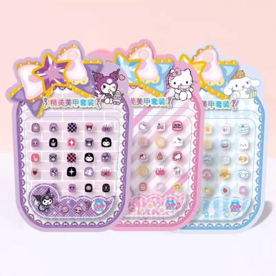Children's nail stickers girls manicure set wearable nails