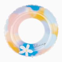 Anneau de natation en forme de sucette rétro, anneau de natation gonflable en forme de sirène Simple, anneau sous les bras  Multicolore