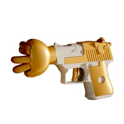 Popular Gravity 1911 Pistol 3D Printed Blowback Carrot Pistol Mini Carrot Knife Decompression Toy