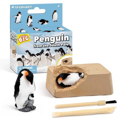 Scavi archeologici giocattoli educativi che scavano pinguini gemme di dinosauri giocattoli educativi per bambini fatti a mano