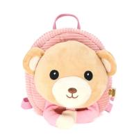 Cartoon anti-lost backpack for baby girls and children's plush small bag  Pink