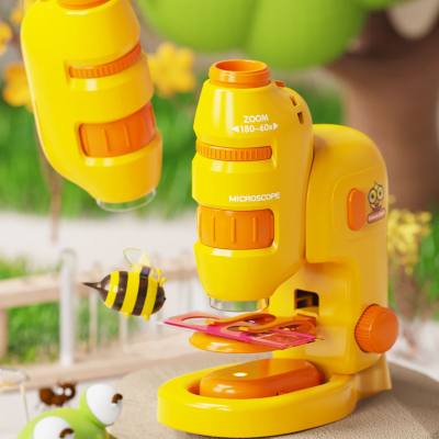 Handheld mini children's microscope for primary and secondary school students' science and education frontier biological equipment set scientific experiment toys