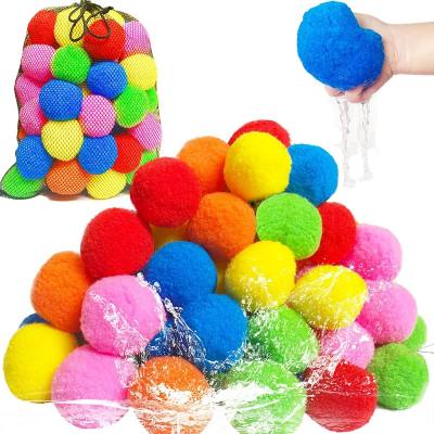 Cross-border outdoor splashing water ball children's pool beach entertainment party water balloon water fight water cotton ball toy 5cm