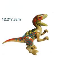Bloques de construcción de dinosaurios, juguetes educativos ensamblados Jurásico  Multicolor