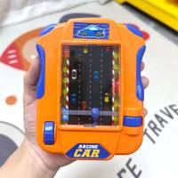 Children's Racing Adventure Palm Game Console Toy for 3-year-old and 6-year-old boys and girls to simulate driving a car  Orange
