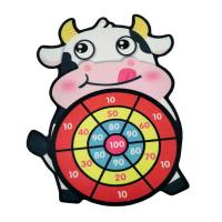 Children's cartoon sticky ball throwing target dart board indoor and outdoor parent-child interactive educational toys  Multicolor