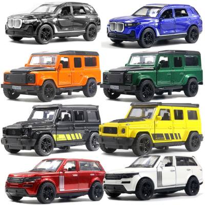 Bulk alloy off-road car model door opening children's toy car boy cake ornaments decoration wholesale dropshipping