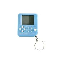 Colgante educativo de la descompresión de los mini llavero del juguete de la consola de juegos de Tetris del PDA niños  Azul