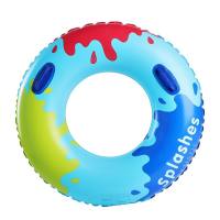 لعبة حلقة سباحة سميكة قابل للنفخ على شكل حورية البحر  متعدد الألوان