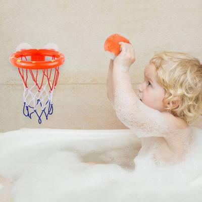 Jeu de basket-ball aquatique transfrontalier, support de basket-ball pour enfants, jouets de salle de bain, ventouses pour bébé, jouets aquatiques d'intérieur pour bébé