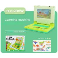 Simulation notebook light music cartoon computer children's enlightenment early education toy  Green