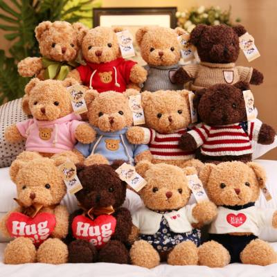 Factory Direct Sweater Bear Doll Teddy Bear Plush Toy Wholesale Doll Doll Birthday Gift Dropshipping