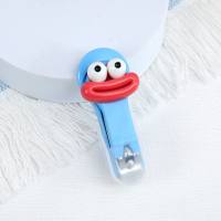Cartoon cute nail clippers single  Blue