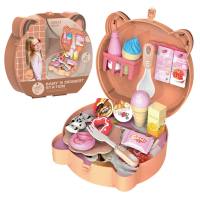 Neues Produkt eingeführt: Little Doctor Toy Set Zahnarzt Krankenschwester Junge Kinder Spielhaus Küche Dessert Kinderspielzeug  Braun
