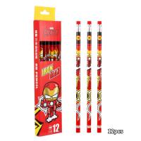 Disney Marvel boxed pencil HB pencil round rod  Multicolor