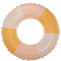 Adult swimming ring retro striped underarm swimming ring pvc inflatable swimming ring  Yellow