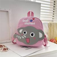 Children's bags 1-3-5 years old boys canvas backpack cartoon cute girl backpack baby kindergarten schoolbag  Pink