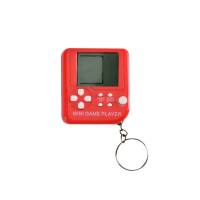 Colgante educativo de la descompresión de los mini llavero del juguete de la consola de juegos de Tetris del PDA niños  rojo