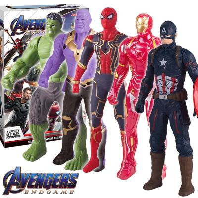 Avengers full style luminous doll toy model hand figure gift