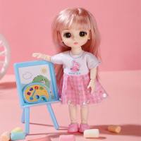 Boneca princesa terno lolita pequena barbie boneca crianças menina brinquedos podem ser mudados música boneca local  Multicolorido
