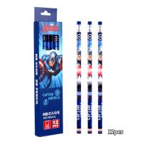 Disney Marvel Box Bleistift HB Bleistift runder Stab  Tiefes Blau