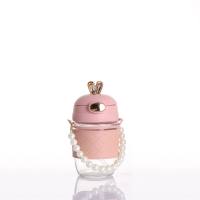 Coppa in vetro con catena di perle di alta qualità  Rosa