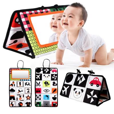 Aipinqi's new baby mirror toy, car back seat foldable pendant, baby vision training pattern