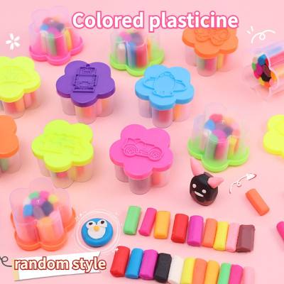 Superleichter Ton, 12 Farben Plastilin für Kinder, handgefertigt, DIY-Farbton, Plastilin-Ton