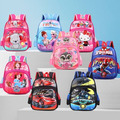Cartoon anime schoolbag kindergarten small schoolbag spine protection weight reduction water-proof schoolbag