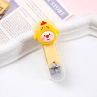 Cute cartoon nail clippers adult home nail clippers mini folding nail clippers girls manicure anti-splash  Multicolor