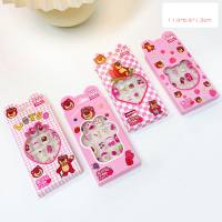 Cute nail stickers, strawberry bear snow white princess ice cartoon decals nail stickers wear nail patches  Multicolor